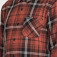 VOLCOM Mens Long Sleeve Regular Fit Flannel Shirt