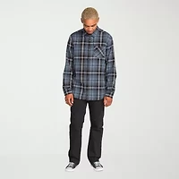 VOLCOM Mens Long Sleeve Regular Fit Flannel Shirt