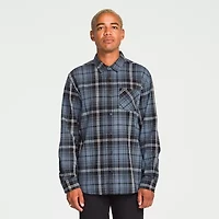 VOLCOM Mens Long Sleeve Regular Fit Flannel Shirt
