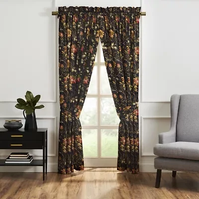 Waverly Felicite Rod Pocket Light-Filtering Single Curtain Panel