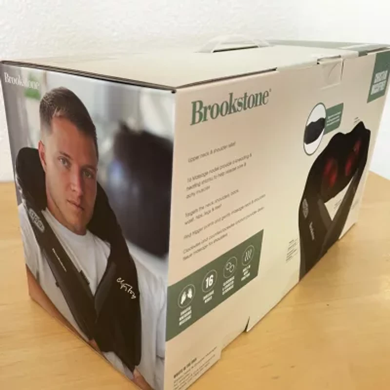 Prospera Brookstone Christian Mccaffrey Shiatsu Massager