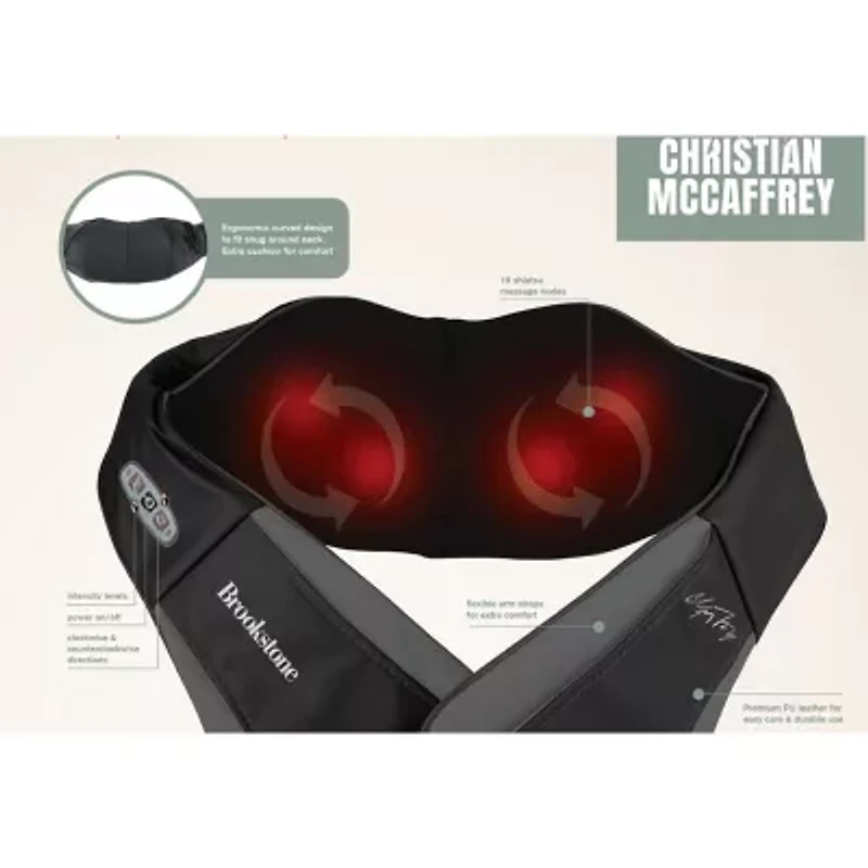 Prospera Brookstone Christian Mccaffrey Shiatsu Massager