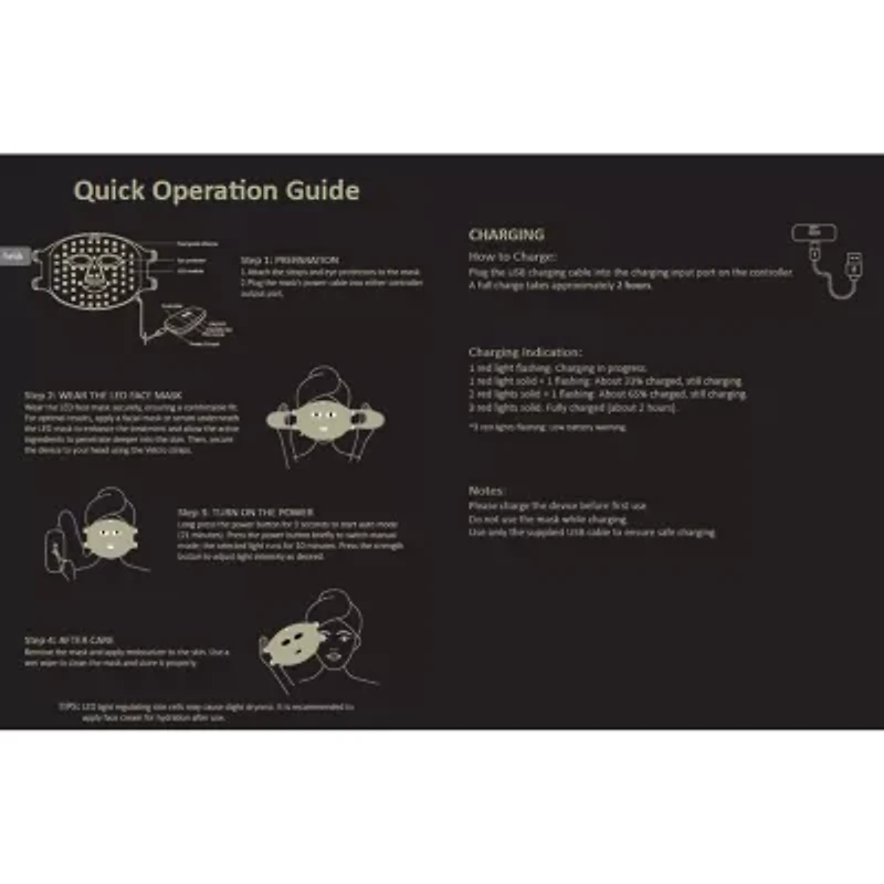 Prospera Light Therapy Led Unisex Adult Face Mask