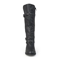 Journee Collection Womens Bite Wide Calf Tall Boots