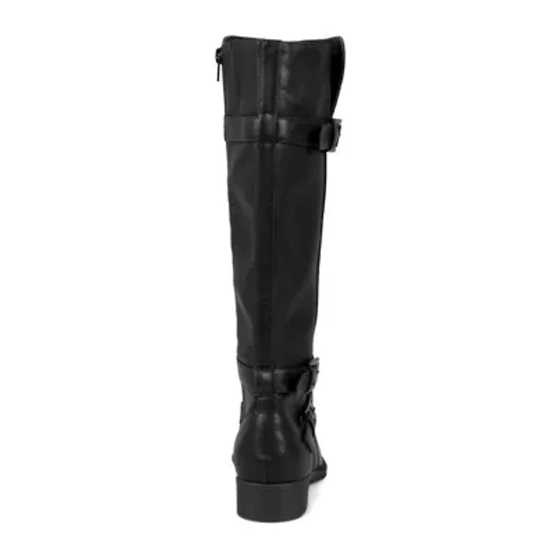 Journee Collection Womens Bite Wide Calf Tall Boots