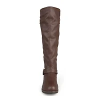 Journee Collection Womens Spokane Studded Riding Boots