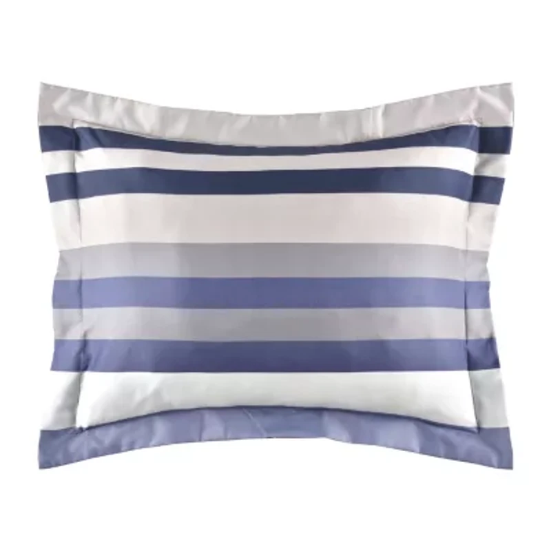 Lanwood Home Xavier Stripe 8-pc. Midweight Comforter Set