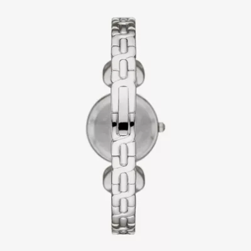 Geneva Ladies Womens Crystal Accent Silver Tone 2-pc. Watch Boxed Set Fmdjset058
