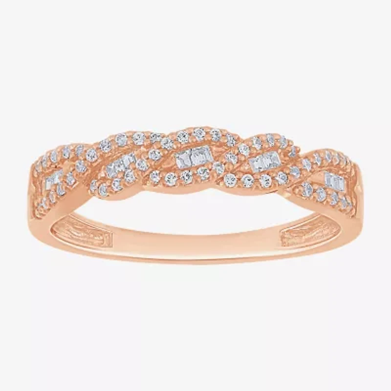 1/4 CT.T.W. Natural Diamond 10K Gold Anniversary Wedding Band