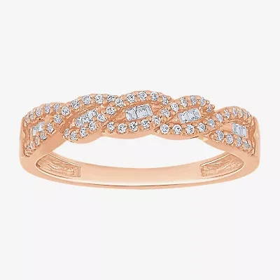 1/4 CT.T.W. Natural Diamond 10K Gold Anniversary Wedding Band