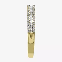 2MM 1/4 CT.T.W. Natural Diamond 10K Gold Anniversary Wedding Band