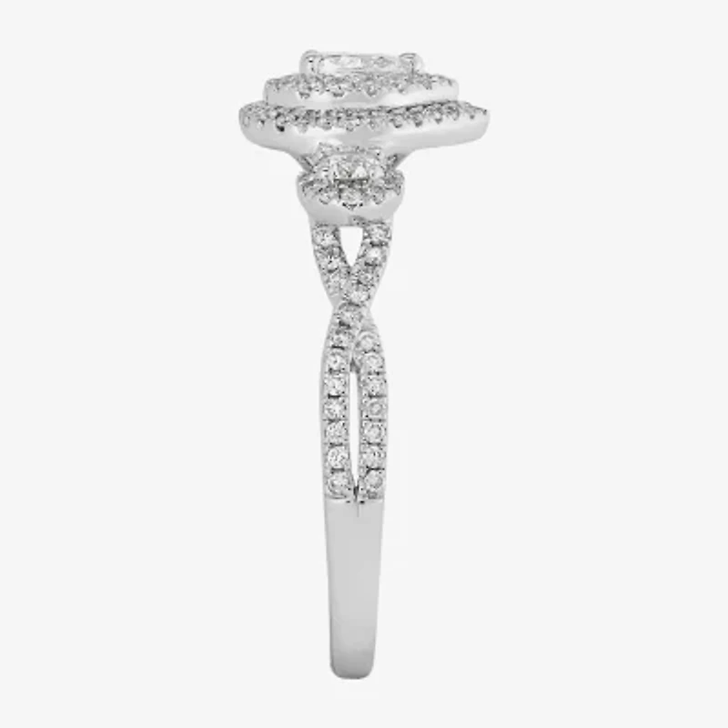 Limited Quantities! Womens 3/4 CT. T.W. Natural White Diamond 14K White Gold Pear Engagement Ring