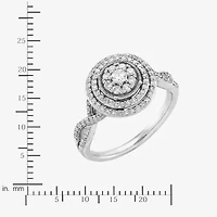 Limited Quantities! Womens 1/2 CT. T.W. Natural White Diamond 10K White Gold Engagement Ring