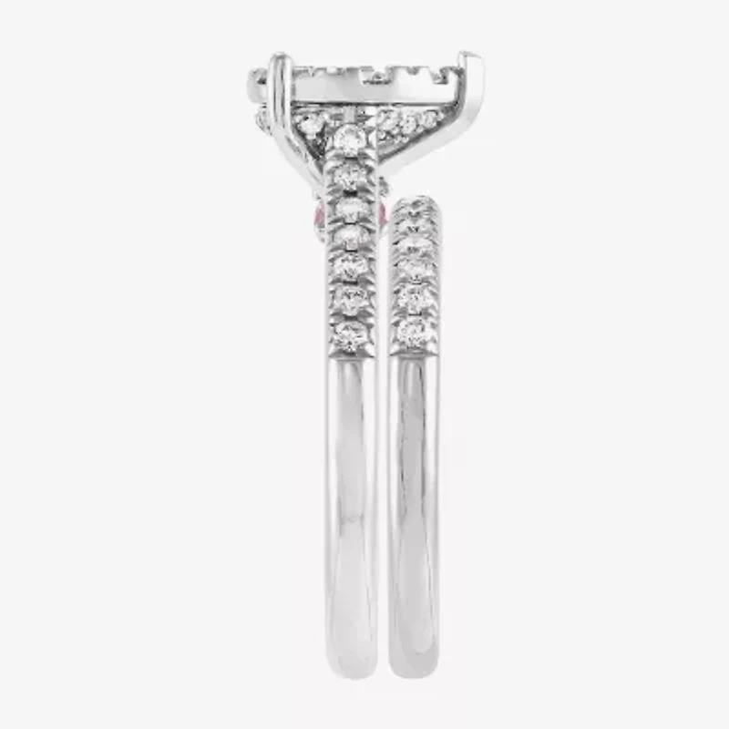 Limited Quantities! Womens 1 CT. T.W. Natural White Diamond 10K White Gold Bridal Set