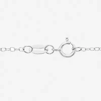 Limited Quantities! "Mom" Womens Diamond Accent Natural White Diamond 14K Rose Gold Over Silver Sterling Silver Heart 18 Inch Pendant Necklace