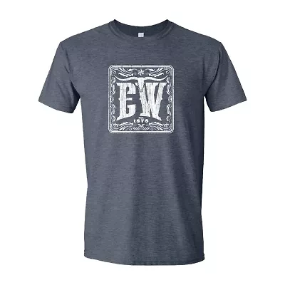 Ely Cattleman Vintage Longhorn Mens Crew Neck Short Sleeve Regular Fit Graphic T-Shirt