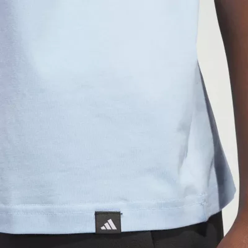 adidas Mens Crew Neck Short Sleeve Active Big and Tall T-Shirt