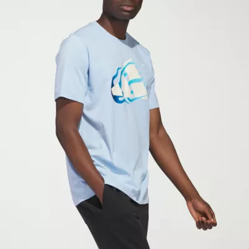 adidas Mens Crew Neck Short Sleeve Active Big and Tall T-Shirt
