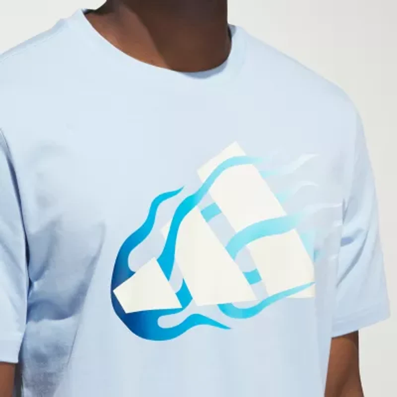 adidas Mens Crew Neck Short Sleeve Active Big and Tall T-Shirt