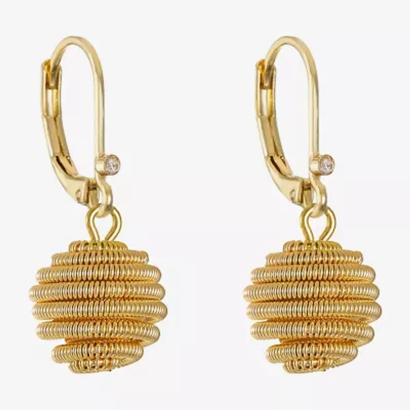 Monet Jewelry Womens Round Drop Earrings