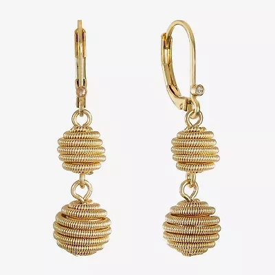 Monet Jewelry Womens Round Drop Earrings