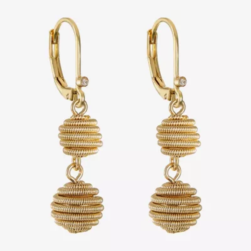 Monet Jewelry Womens Round Drop Earrings