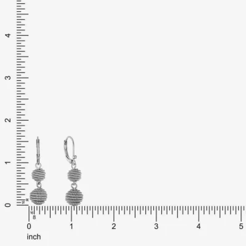 Monet Jewelry Womens Round Drop Earrings