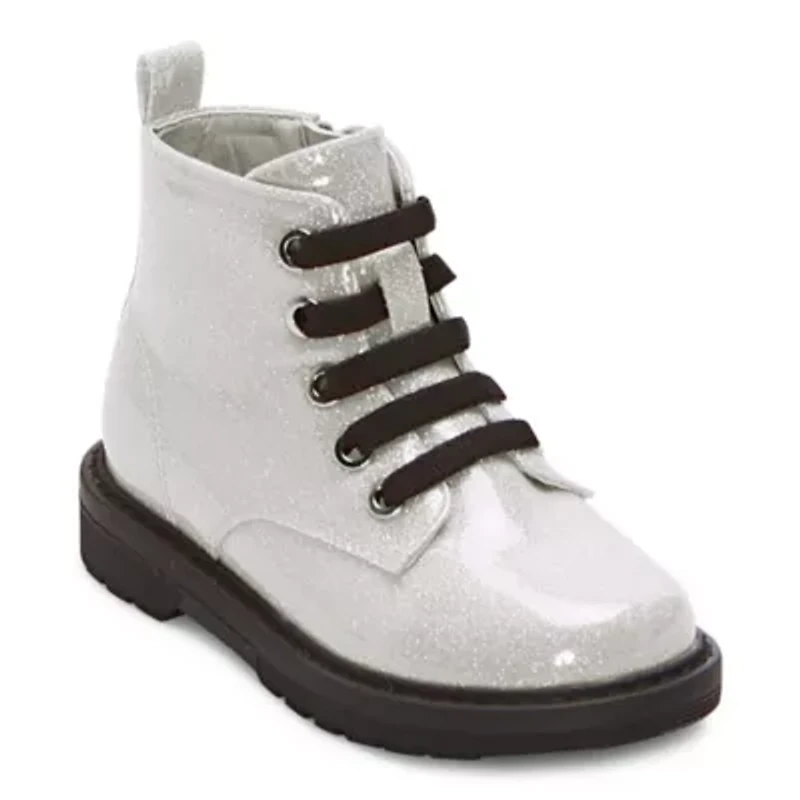Thereabouts Toddler Girls Lil Reese Flat Heel Combat Boots