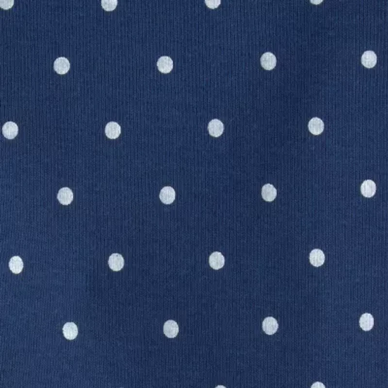 Carter's Baby Girls Round Neck Short Sleeve Rib Knit 5-pc. Bodysuit