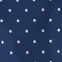 Carter's Baby Girls Round Neck Short Sleeve Rib Knit 5-pc. Bodysuit