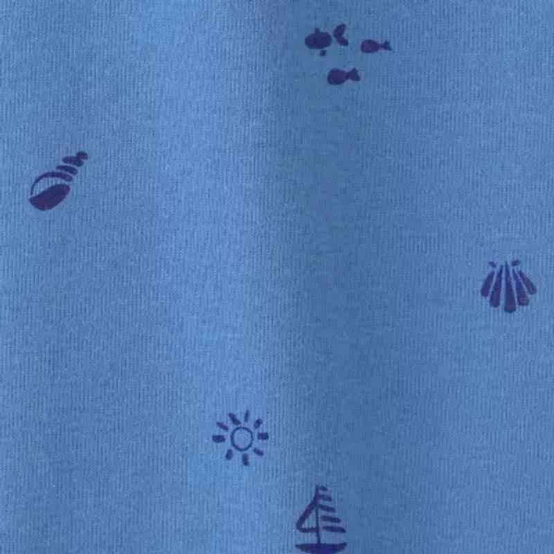 Carter's Baby Girls Round Neck Short Sleeve Rib Knit 5-pc. Bodysuit