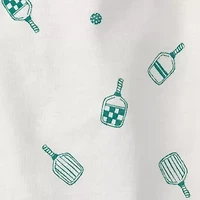 Carter's Baby Boys Round Neck Short Sleeve Rib Knit 5-pc. Bodysuit