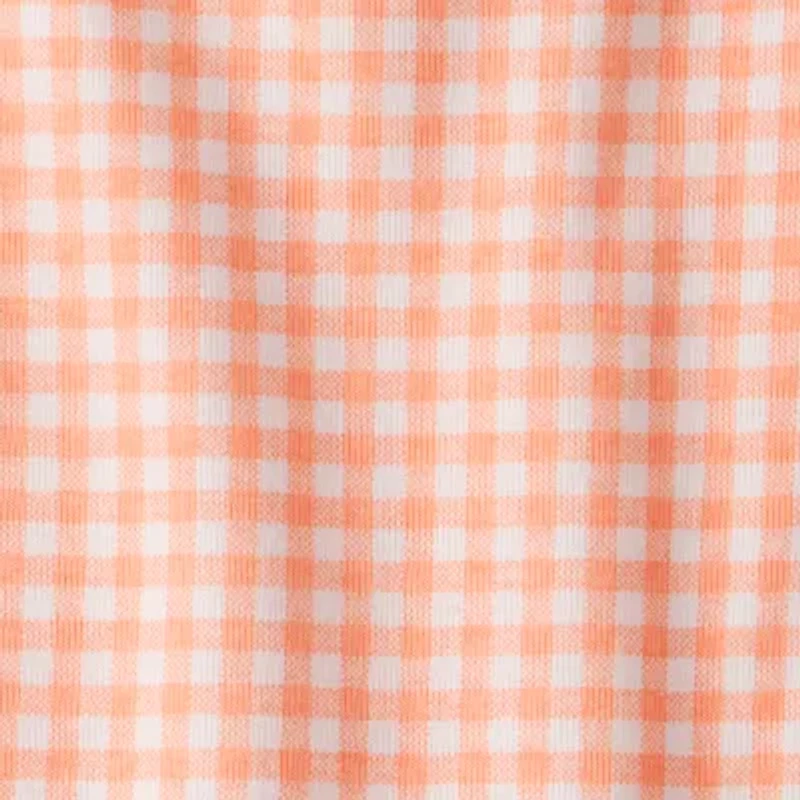 Carter's Baby Girls Round Neck Short Sleeve Rib Knit 5-pc. Bodysuit