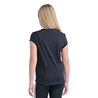 adidas Big Kid Girls Crew Neck Short Sleeve Regular Fit Graphic T-Shirt