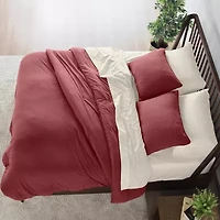 Vellux Moab Heathered Jersey Reversible Comforter