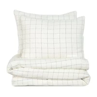 Vellux Yukon Grid Stitch Coverlet Set