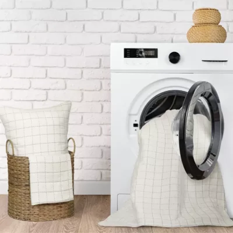 Vellux Yukon Grid Stitch Coverlet Set