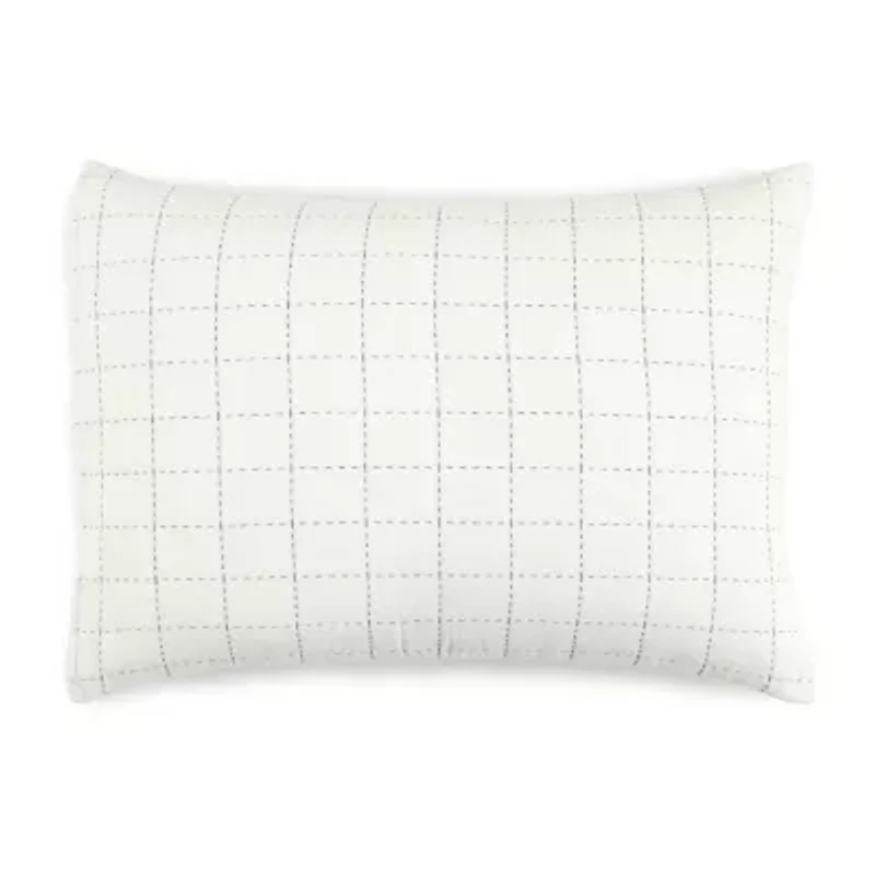 Vellux Yukon Grid Stitch Coverlet Set
