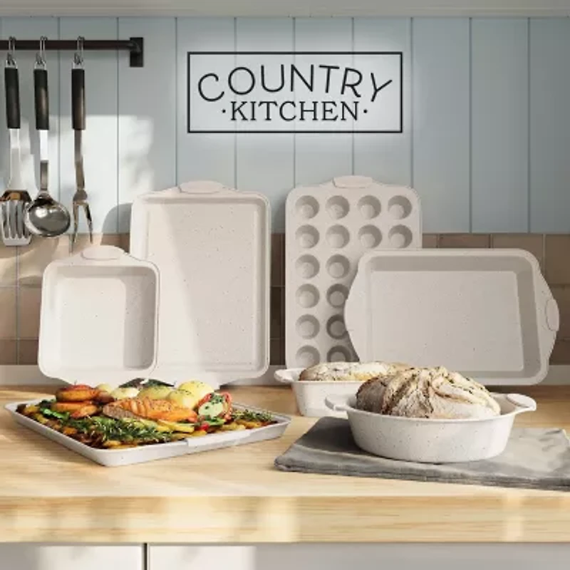 Country Kitchen Stackable Non-Stick 10-pc. Bakeware Set