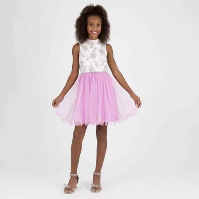 Speechless Big Kid Girls Sleeveless Fit + Flare Dress