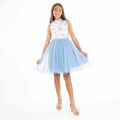 Speechless Big Kid Girls Sleeveless Fit + Flare Dress