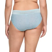 Warners Womens Average + Full Figure Hipster Panty 5609j