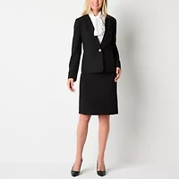 Black Label by Evan-Picone Womens Petite Split Tie Neck Sleeveless Blouse