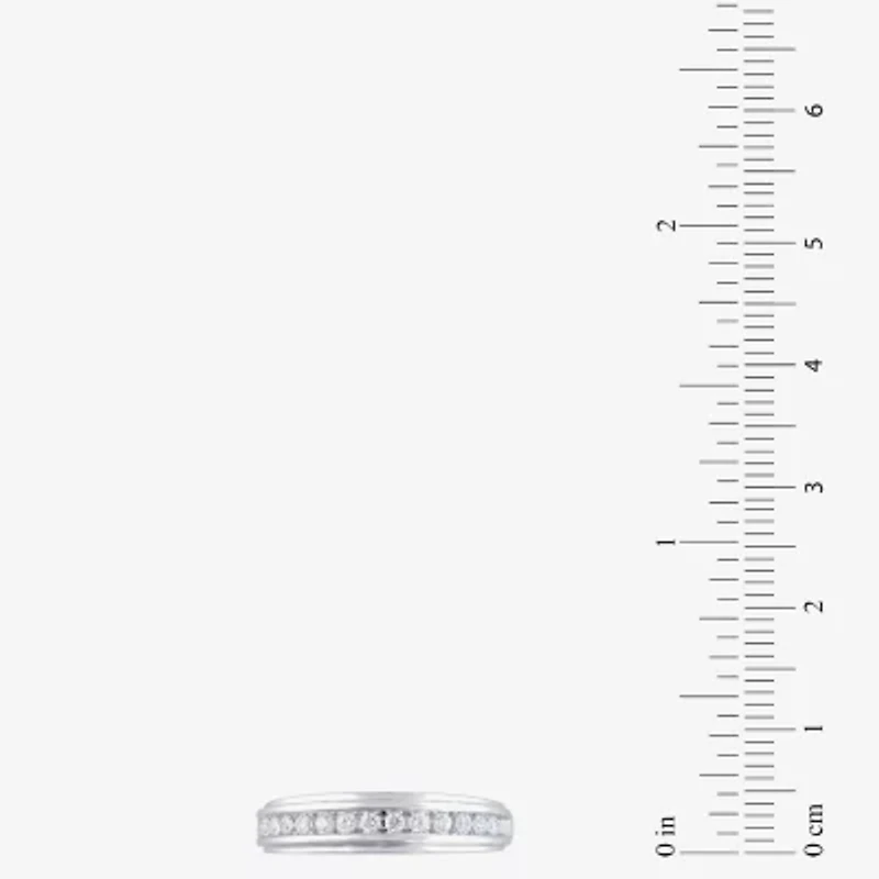 Womens 1 CT. T.W. Natural White Diamond 10K Gold Round Side Stone Bridal Set