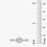 (I / I1) Womens 1 CT. T.W. Lab Grown White Diamond 10K or 14K Gold Oval Solitaire Engagement Ring