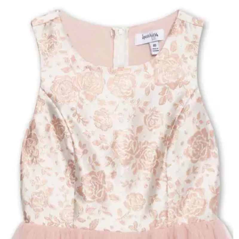 Speechless Big Kid Girls Sleeveless Flower Girl Fit + Flare Dress