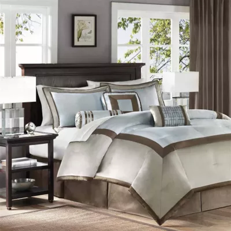 Madison Park Abigail 7-pc. Contemporary Comforter Set