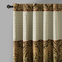 Madison Park Canovia Springs Rod Pocket Back Tab Waterfall Valance