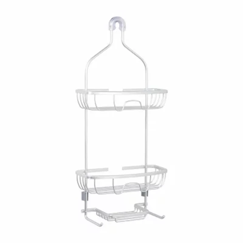 Zenna Home Never Rust Aluminum Over The Shower Caddy