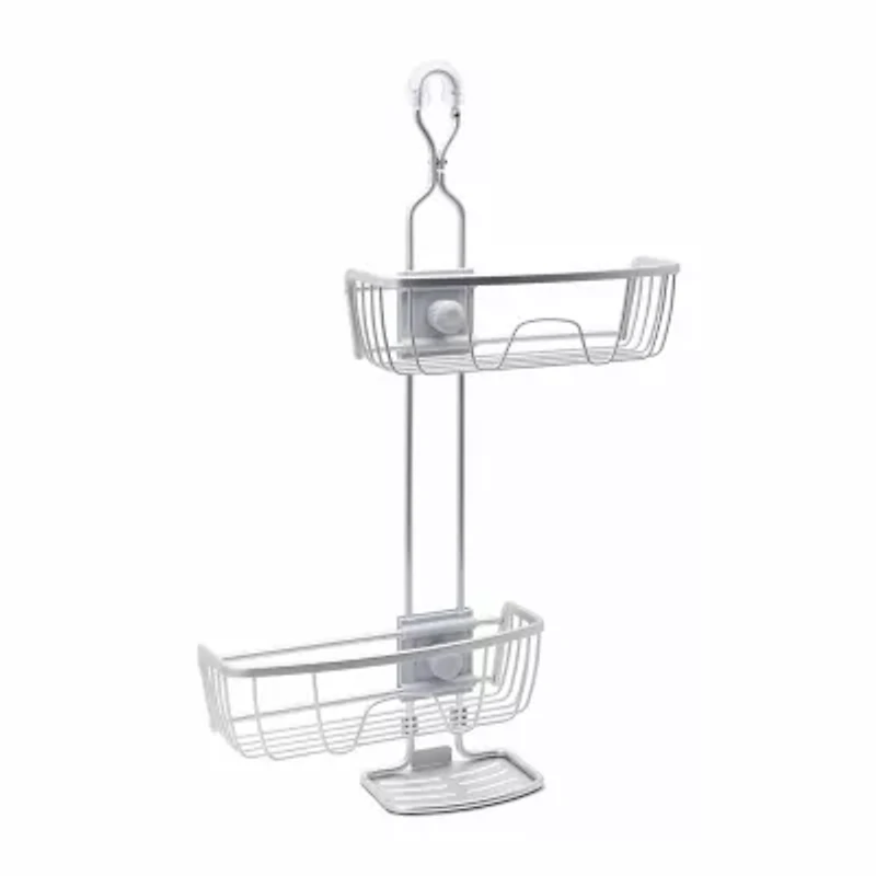 Zenna Home Never Rust Aluminum Adjustable Shower Caddy